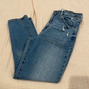 Abercrombie Curve Love High Rise Super Skinny Ankle Jeans